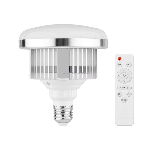 مصباح ليد ثلاثي اللون مع ريموت تحكم LED Light Bulb Bi-Color