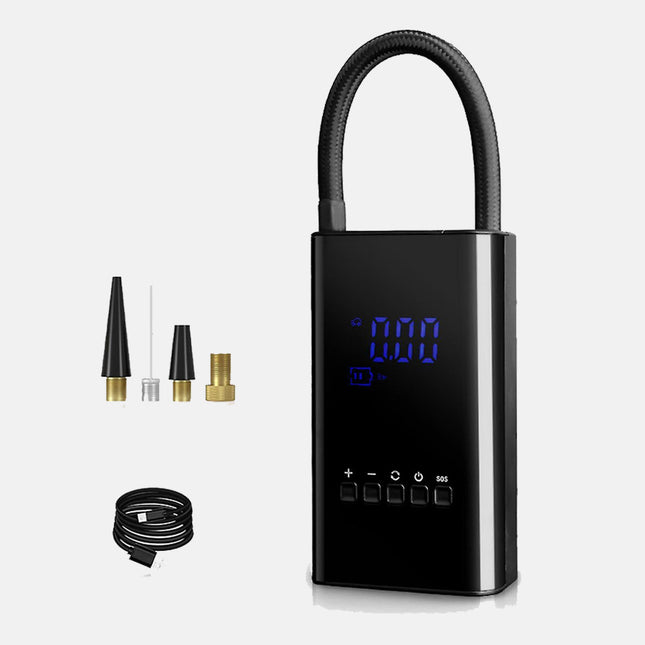 منفاخ عجل سيارات تعمل بالشحن Tire Inflator 150PSI Cordless Handheld Air Compressor For  Bike