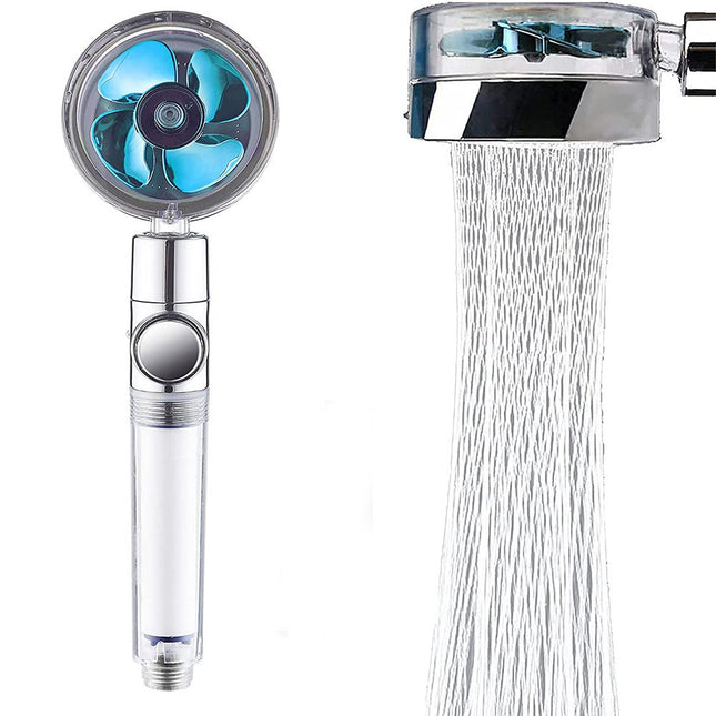 دش مع مروحة مع فلتر معالج للشعر والبشرة Shower with fan and filter for hair and skin treatment