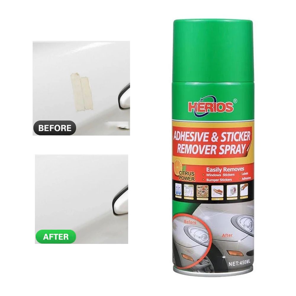 بخاخ مزيل اللواصق Herios Adhesive and Sticker Remover 450ml