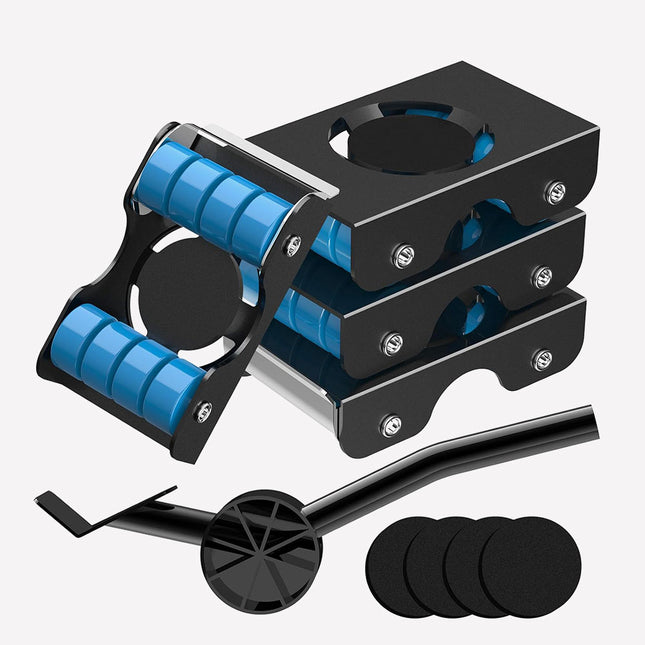 مجموعة عجلات بفرامل لنقل الأثاث مع رافعة يدوية ADVANCED FURNITURE LIFTER WITH BRAKE