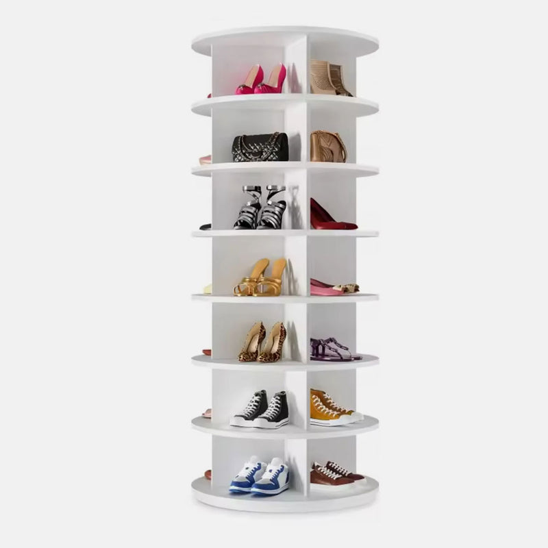 منظم أحذية قابل للدوران سبع طوابق7-TIER SHOE STORAGE ORGANIZER