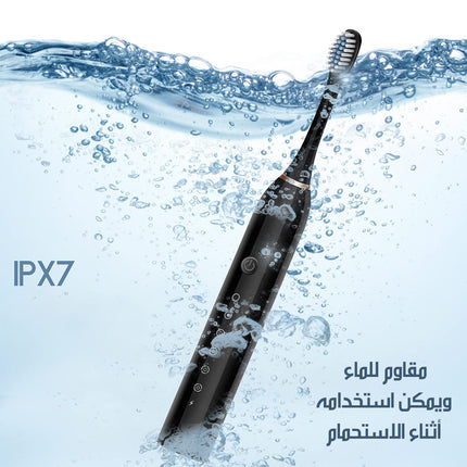 فرشاة أسنان بالموجات فوق الصوتيةمع أربع رؤوس X-3Electronic Toothbrush