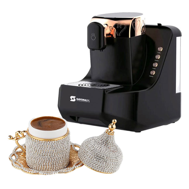 غلاية القهوة التركية الكهربائية Sayona Turkish Coffee Maker stc-4608