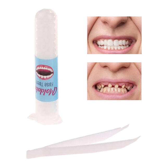 معجون حشوات الراتنج للأسنان moldable false teeth