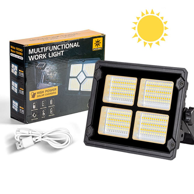 كشاف يعمل بالطاقة الشمسية أوبالشحنMultifuctional Work Light 2 in 1