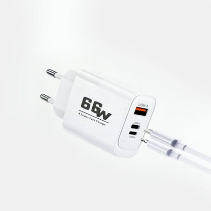 شاحن سريع بثلاث مخارج fast charging