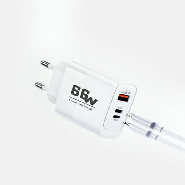 شاحن سريع بثلاث مخارج fast charging