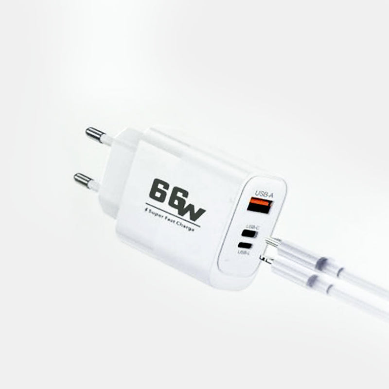 شاحن سريع بثلاث مخارج fast charging