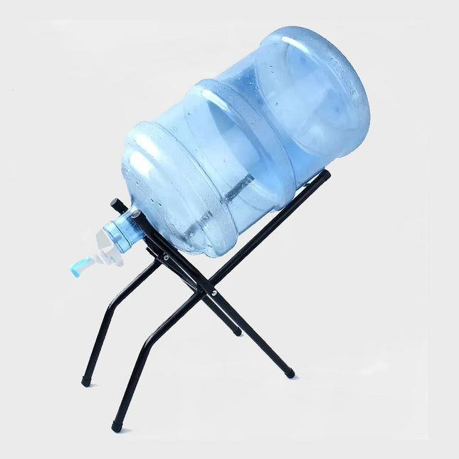 حامل قارورة مع حنفية لصب المياه Bottle holder with tap for pouring water