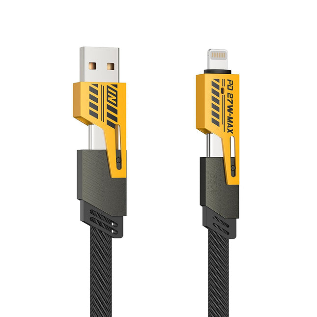 4x1 كابل الشحن السريع المتعدد الرؤوس في رأس واحد MULTI-HEAD FAST CHARGING CABLE