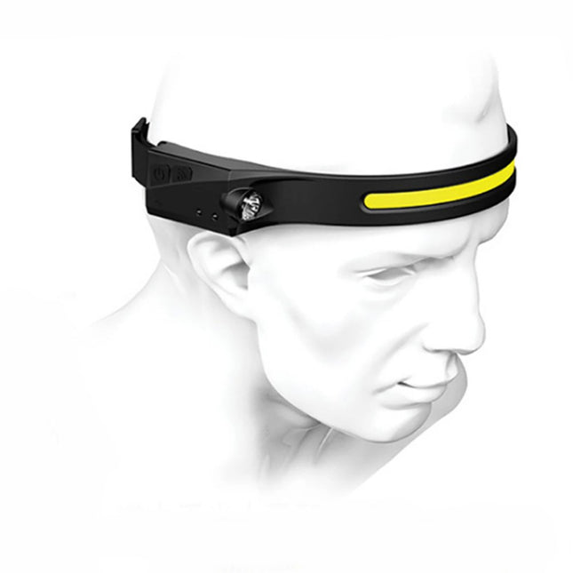 كشاف للرأس مع سنسور عن بعد شحن Led Headlamp