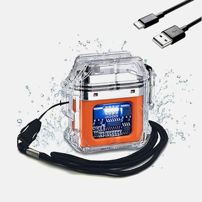 ولاعة دون لهب شحن مقاوم للرياح مع لوكس اضاءة