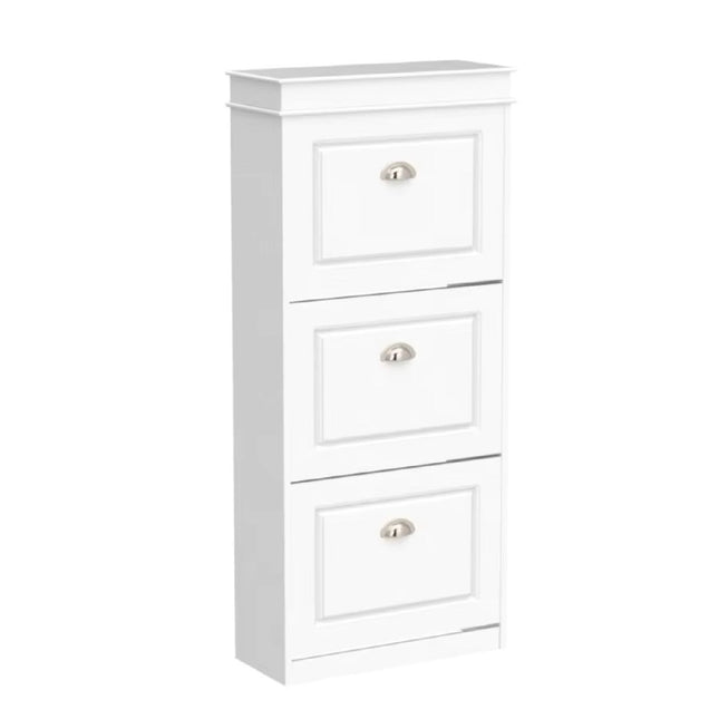 خزانة أحذية خشبية داخلية (3 أدراج) Narrow Shoe Cabinet