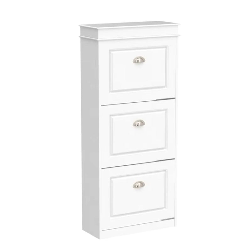 خزانة أحذية خشبية داخلية (3 أدراج) Narrow Shoe Cabinet