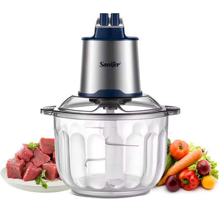مفرمة خضار ولحوم الكهربائية sonifer Food Chopper 4 L sf-8123