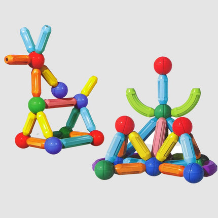 لعبة تركيب القطع المغناطيسية للأطفال magnetic puzzle sticks 42pcs