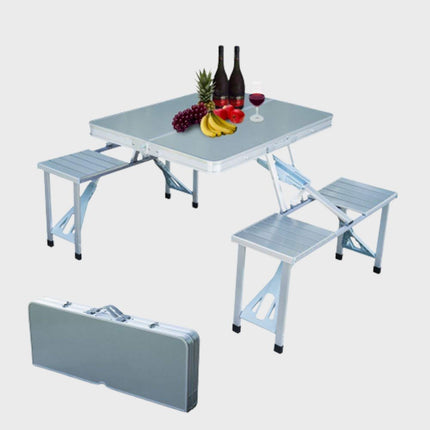 طاولة رحلات مع كراسي قابلة للطي Outdoor folding tables and chairs
