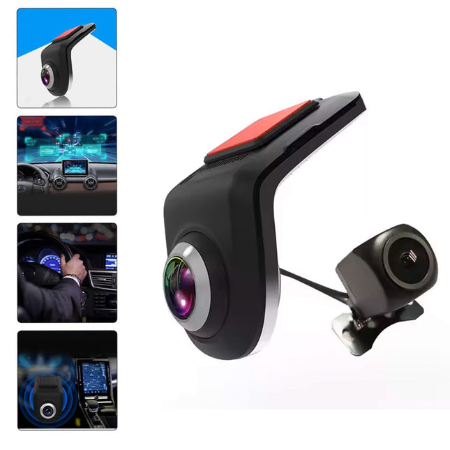 كاميرا سيارة أمامية وخلفية Car Avto DVR Full HD 1080P Night Vision