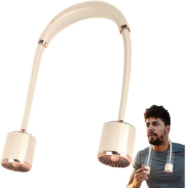مروحة توضع بالرقبة تعمل بالشحن Hanging Neck Small Fan USB Charging
