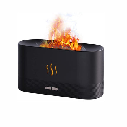 ملطف ومعطر  زيتي لترطيب الجو صغير على شكل لهب flame aromotherapy machine