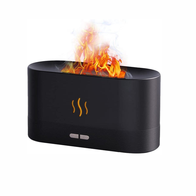 ملطف ومعطر  زيتي لترطيب الجو صغير على شكل لهب flame aromotherapy machine