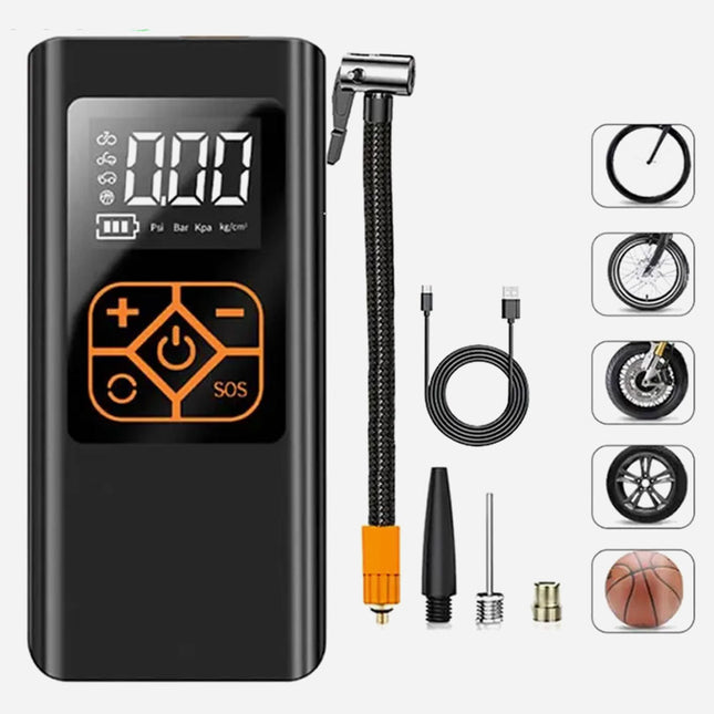 منفاخ هواء و بوربانك واضاءة بشاشة رقمية 3X1 BLOWER, POWER BANK AND LIGHTING WITH DIGITAL SCREEN