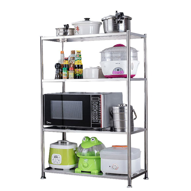 رفوف تخزين ستانليس متعدد الإستخدام 4 أرفف Multipurpose stainless steel storage rack