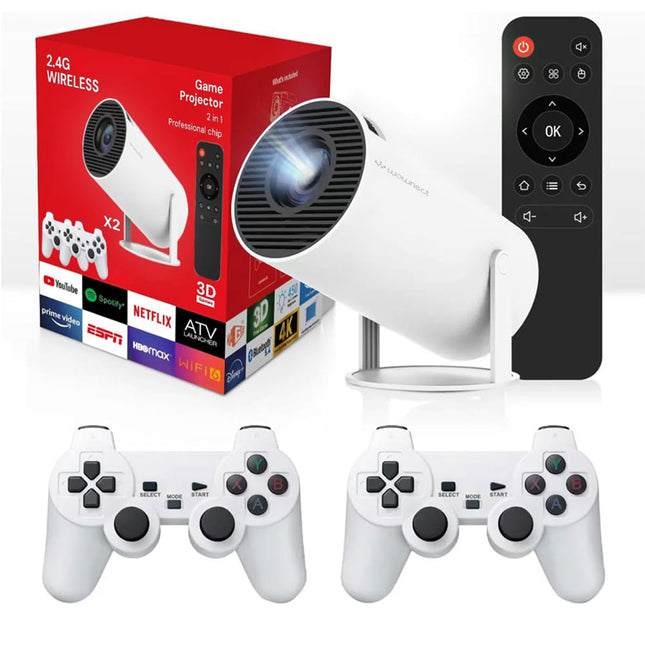 بروجكتور ذكي بتصميم Retro مع تطبيقـات وألعـاب مدمجـة Smart Projector With Retro Design, Built-in Apps And Games