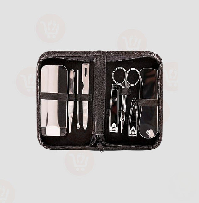 حقيبة العناية بالاظافر 8 في 1 المقاوم للصدأ