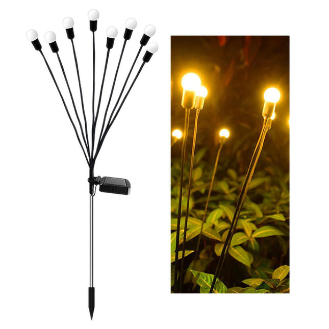 كرات إضاءات ليد تعمل بالطاقة الشمسية للحدائق  Solar Powered Firefly Light