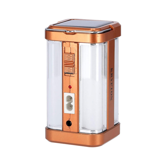 مصباح طوارئ ورحلات يعمل بالطاقة الشمسية او بمدخل سلك Solar Charging Light Rechargeable