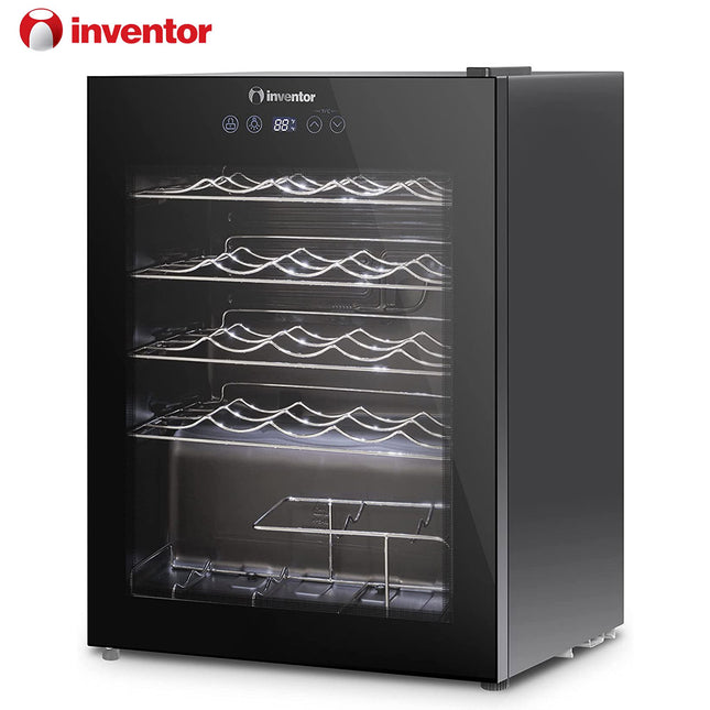 ثلاجة وسط بسعة 66 لتر Stylish mini fridge   inventor wc24btec