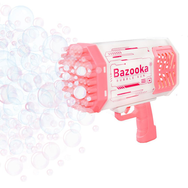 فرد فقاعات بازوكا تعمل بالشحن Rocket Launcher Bubble Blower