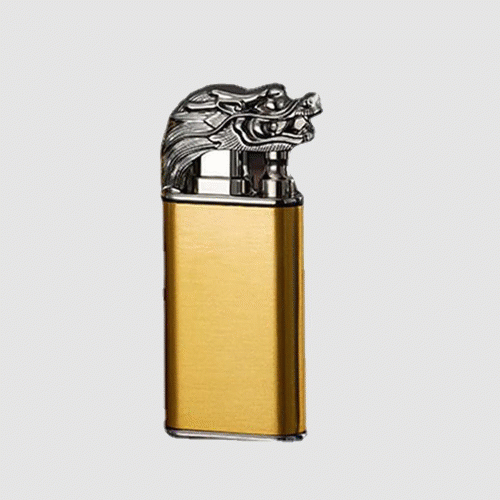 ولاعة على شكل أسد أو تنين ضد الرياح Lion and Dragon  Lighter wind proof