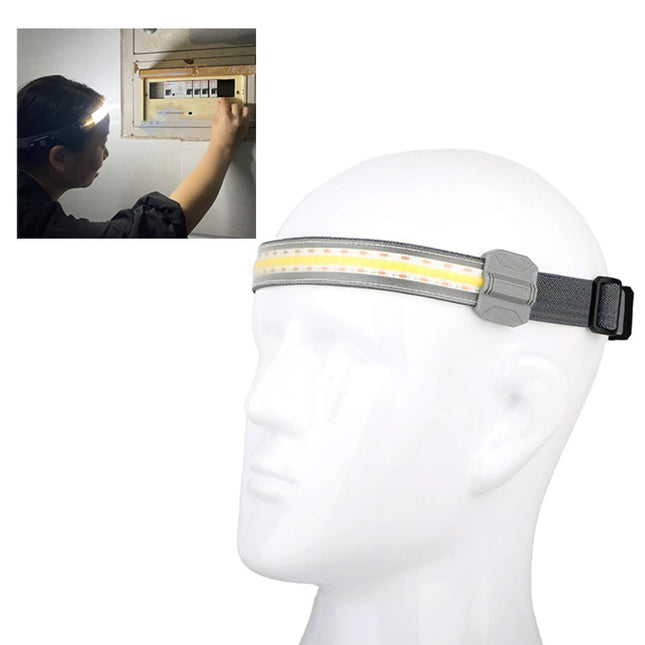 ضوء يوضع على الرأس خارجي يعمل بالشحن A torch placed on the head externally works with charging