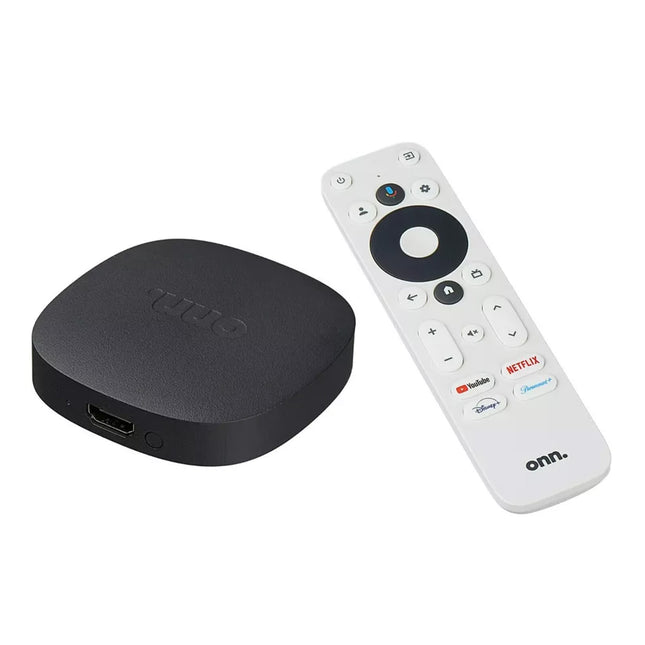 جهاز بث تلفزيوني 4K UHD مع ريموت تحكم Onn Android TV 4K UHD