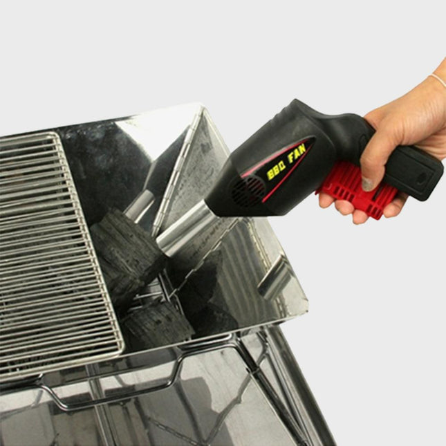 منفاخ هواء على شكل فرد صغير لإشعال الفحم Outdoor Handheld BBQ Fan Portable Fire Power