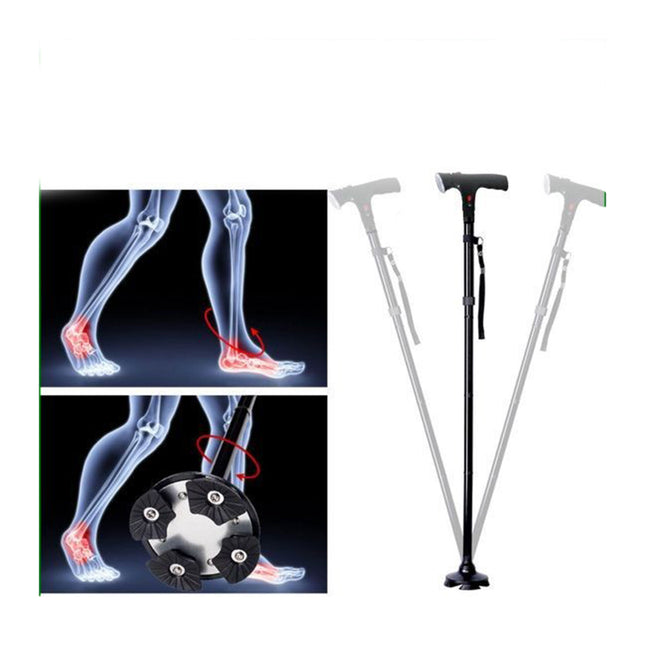 عكازة مع ضوء