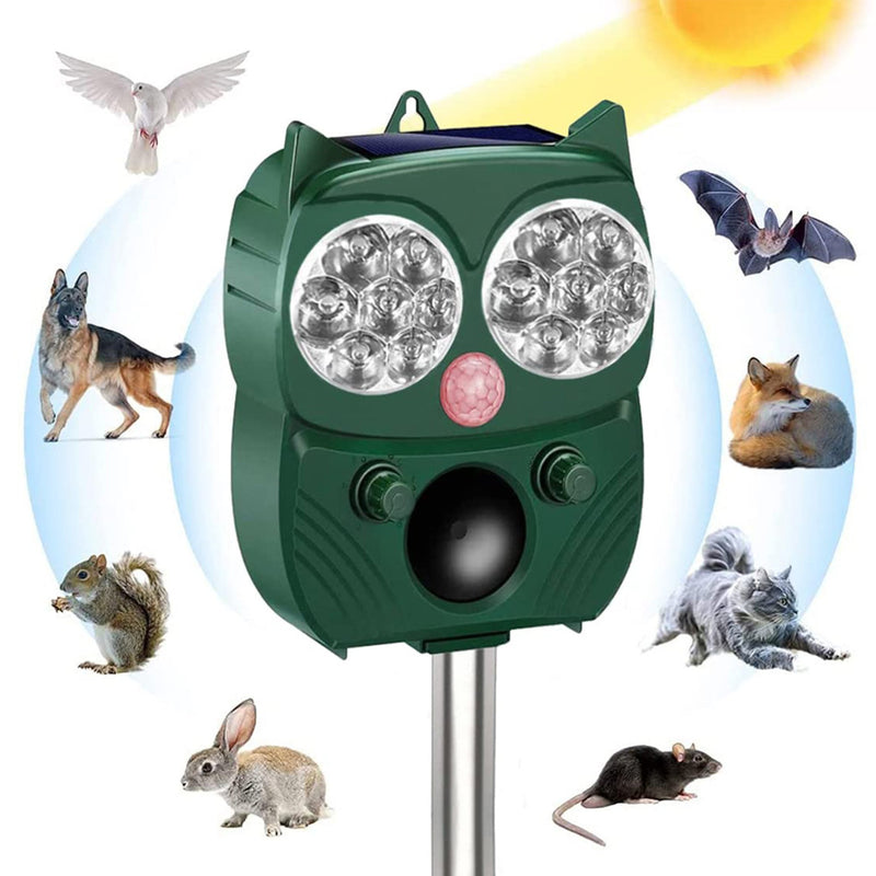 طارد الحيوانات والطيور والقوارض بالطاقة الشمسية أو مدخل شحن animal repeller usb