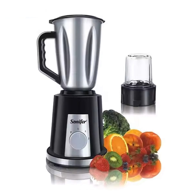 خلاط ستانليس الكهربائي مع مطحنة Sonifer sf-8028 Blender 400 W