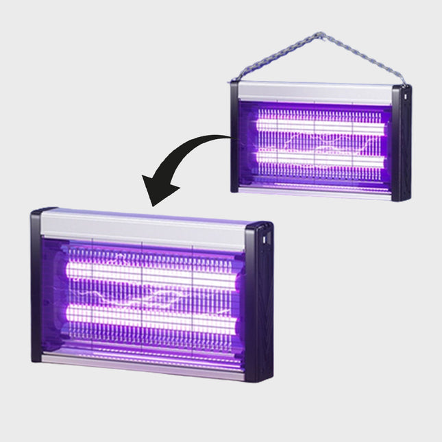 جهاز قاتل الناموس بأشعة uv قابلة للتعليق Electric Shock Zug Zapper