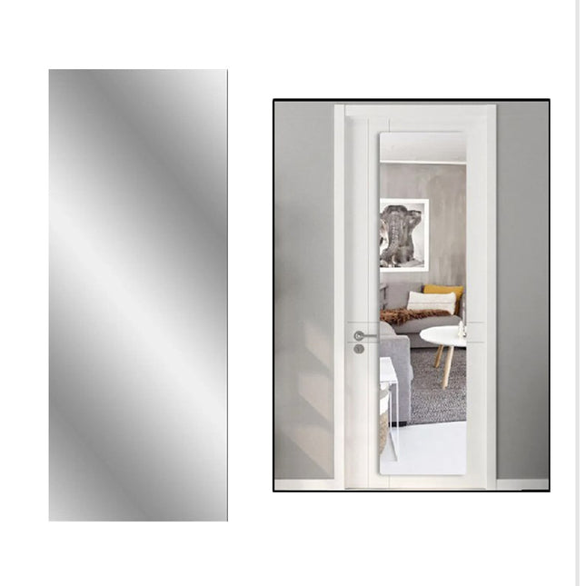 مرآة ديكور منزلية مرنة على شكل مستطيل A flexible home decor mirror in a rectangular shape