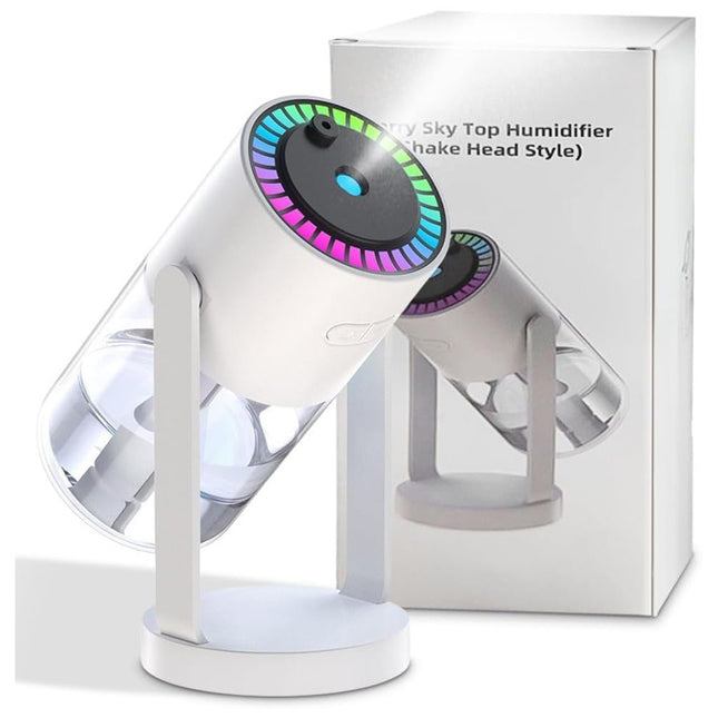 مبخره و معطر لترطيب الجو مع بروجكتر اضاءة النجوم Aromatic Diffuser With Star Projector And RGB Light