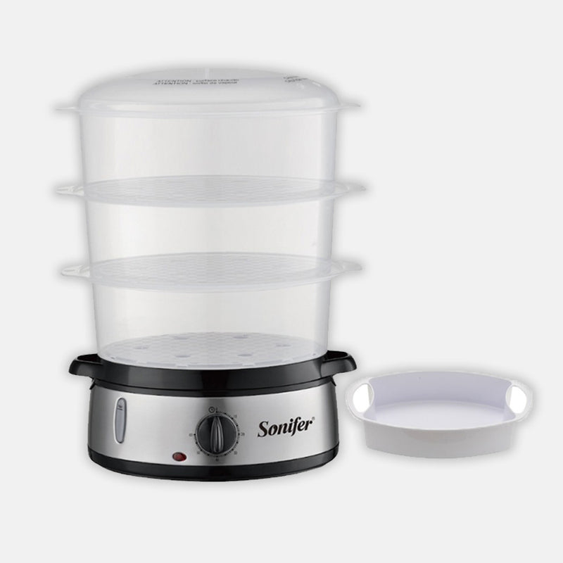 جهاز طهي الطعام بالبخار Sonifer food steamer 3 layers sf-4030