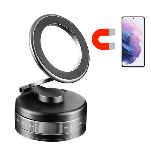 حامل للموبايل مغناطيسي بتقنية ضغط الهواء Black technology Vacuum magnetic bracket