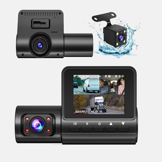 كاميرات تسجيل سيارة عدد 3 أمامي وخلفي وداخلي VIDEO  CAR DVR 1080P
