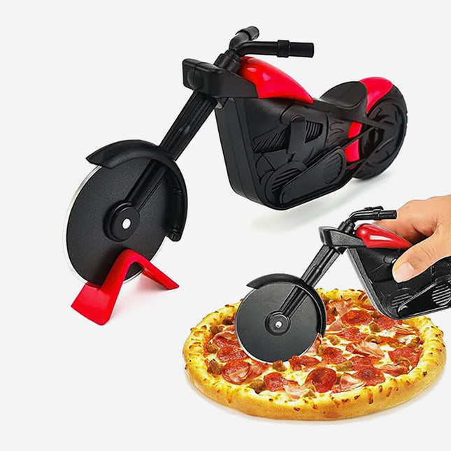 قطاعة بيتزا شكل دراجة نارية Motorcycle Pizza Cutter