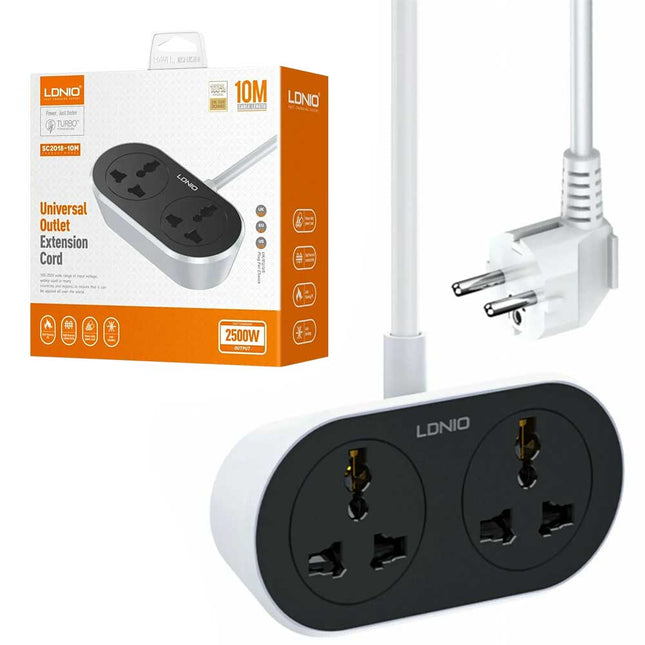 وصله كهربائية 10M SC2018 Universal Outlet Extension Cord
