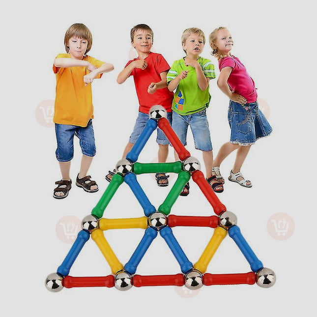 لعبة تحدي وتركيب بالكرات المغناطيسية